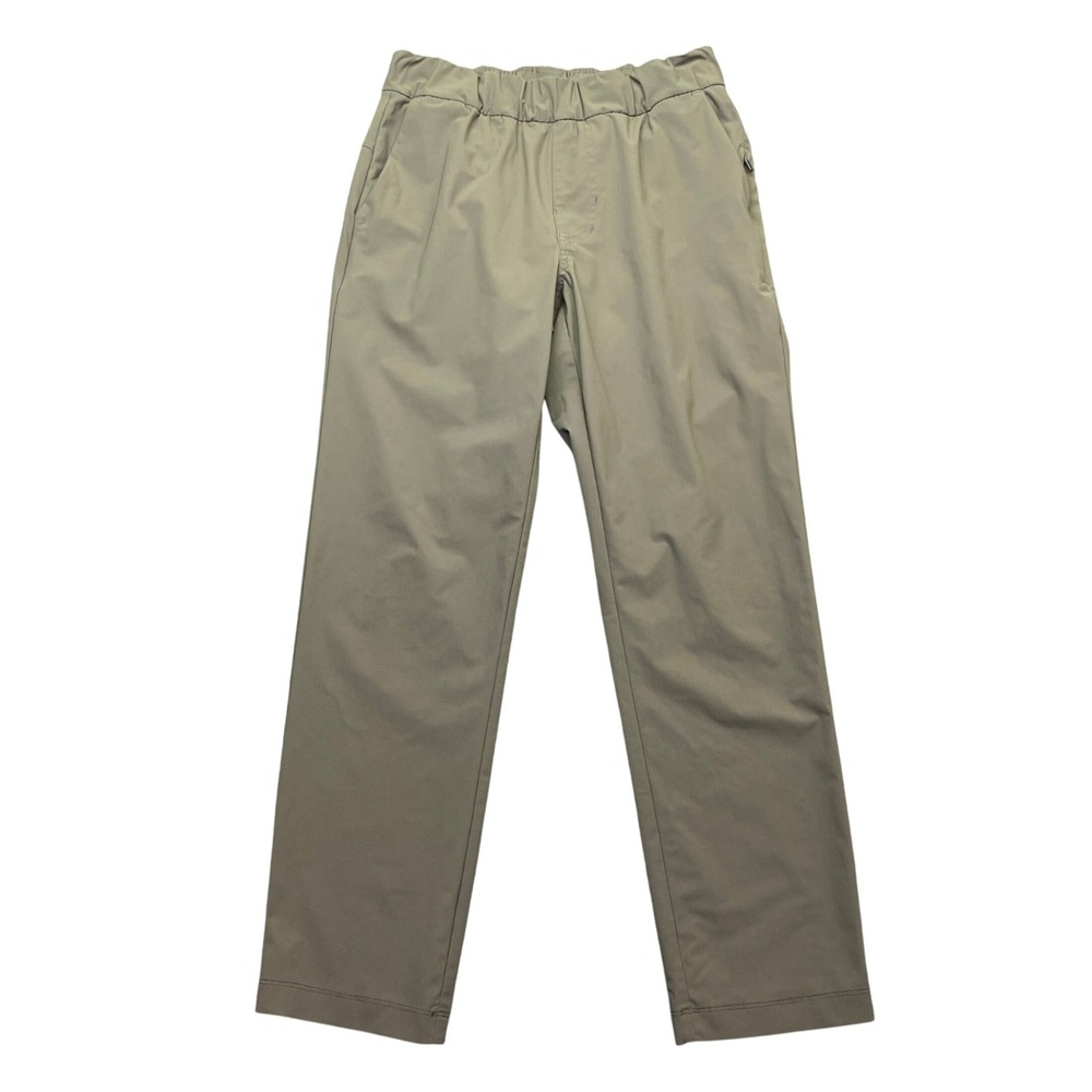 Vuori Vuori Miles Ankle Pants Olive Green Elastic Waist Performance Waist 25"